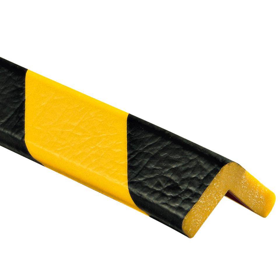 Knuffi Eckschutzprofil Typ E, magnetisch, gelb/schwarz, 1m