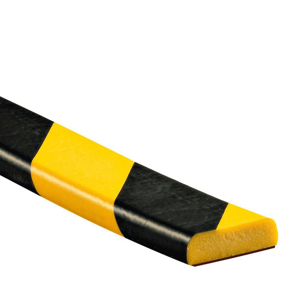 Knuffi Flächenschutzprofil Typ F, magnetisch, gelb/schwarz, 1m