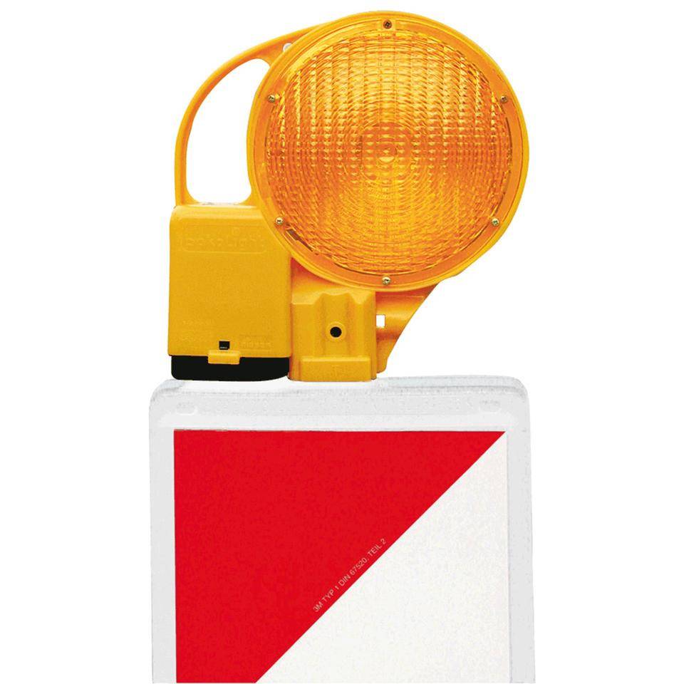 Warnleuchte BakoLight LED, zweiseitig, TL- und BASt-geprüft, gelb, Ø 200mm