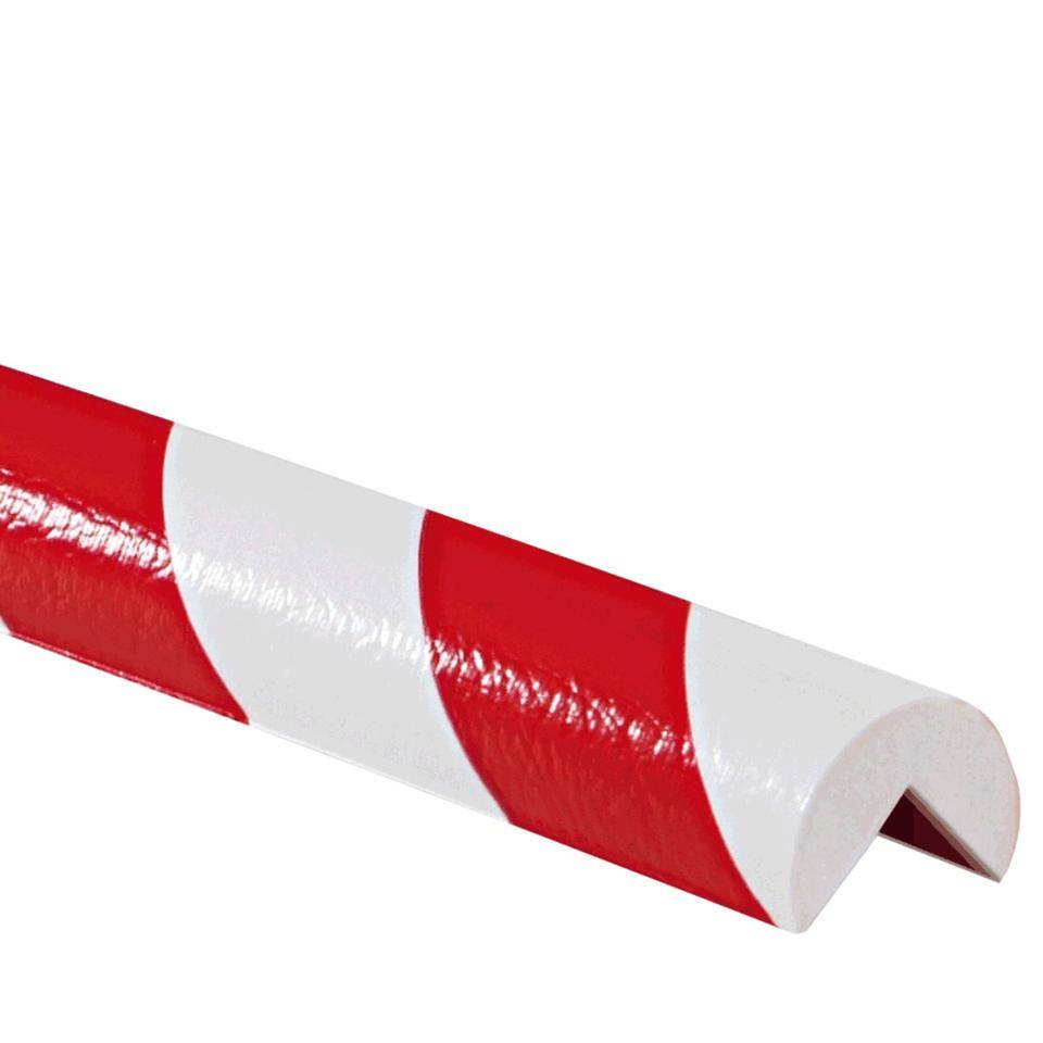 Knuffi Eckschutzprofil Typ A, magnetisch, rot/weiß, 1m