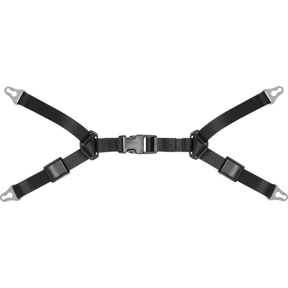 Schuberth Kinnriemen, mit 4-Punkt-Befestigung, schwarz, Polyester, 50g