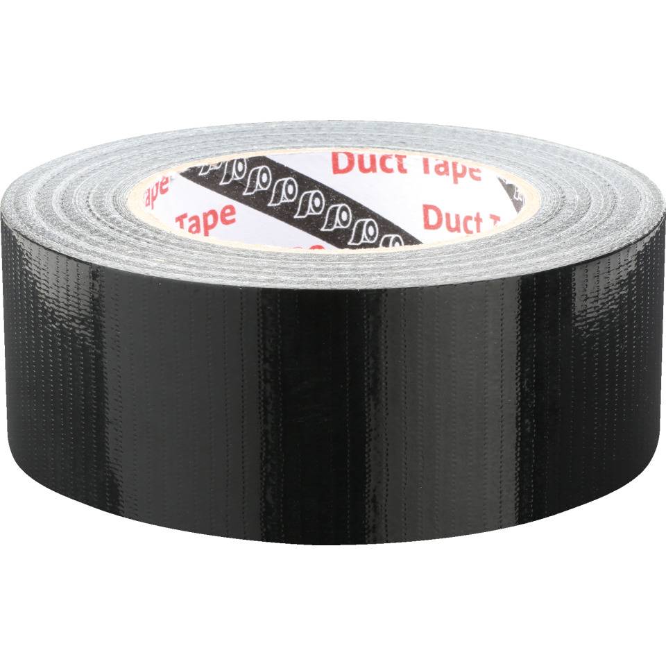 Reparaturband, schwarz, synthetisches Gewebe, 48mm, 50m/Rolle