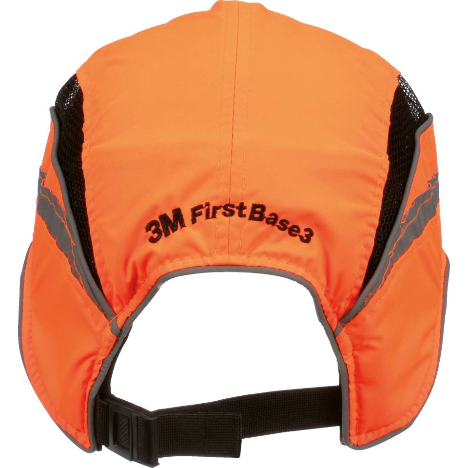 SCOTT Anstoßkappe First Base 3, Standardschirm, orange mit Reflexband, größenverst.