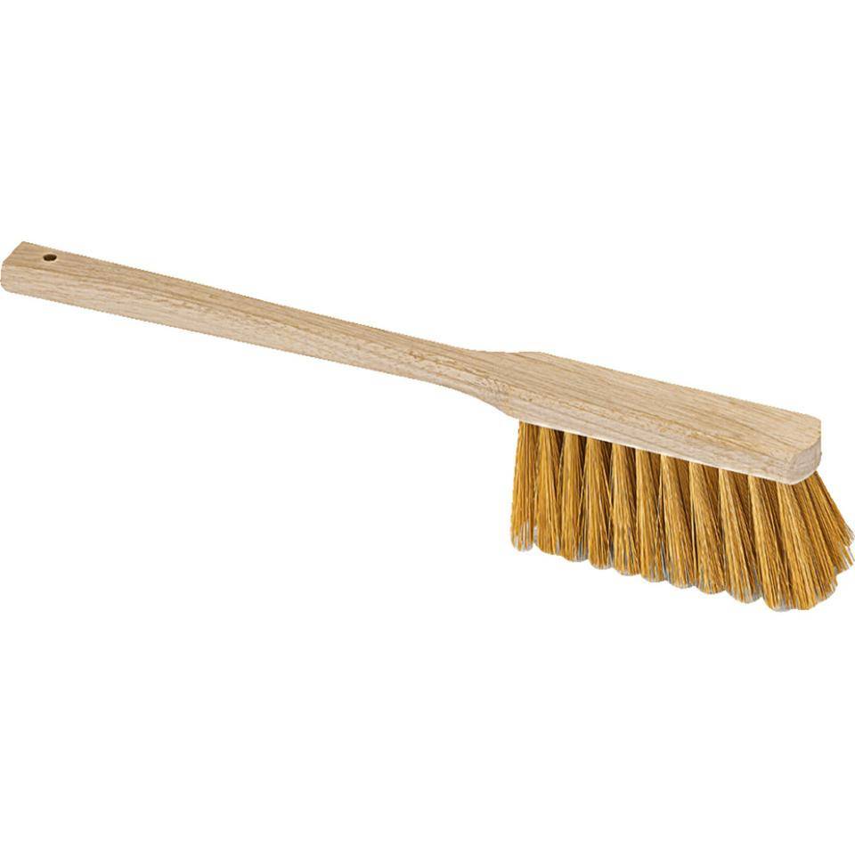 Industriehandfeger, für groben Schmutz, Poly-Kokos, Holz, unlackiert, 28cm, 10/VE