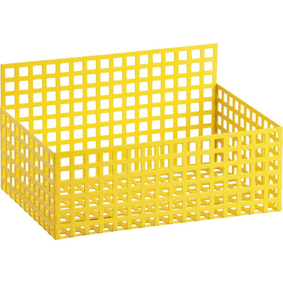 Korb (groß), zur griffbereiten Aufnahme von Wartungszubehör, gelb, 200x140x70mm