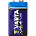 VARTA Alkali-Mangan-Batterie Block LONGLIFE Power (6LR61), 9V