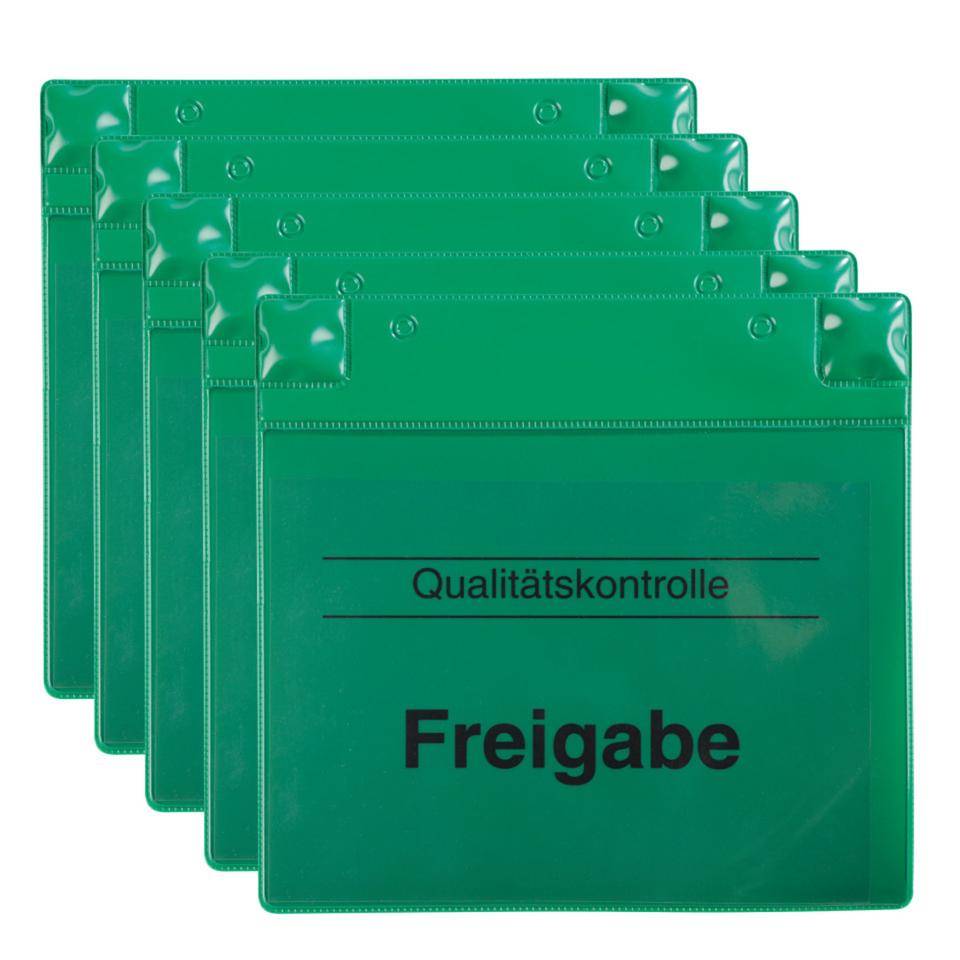 tarifold® Kennzeichnungs-Pad Freigabe, grün, magnetisch, 230x220x35mm, 5/VE