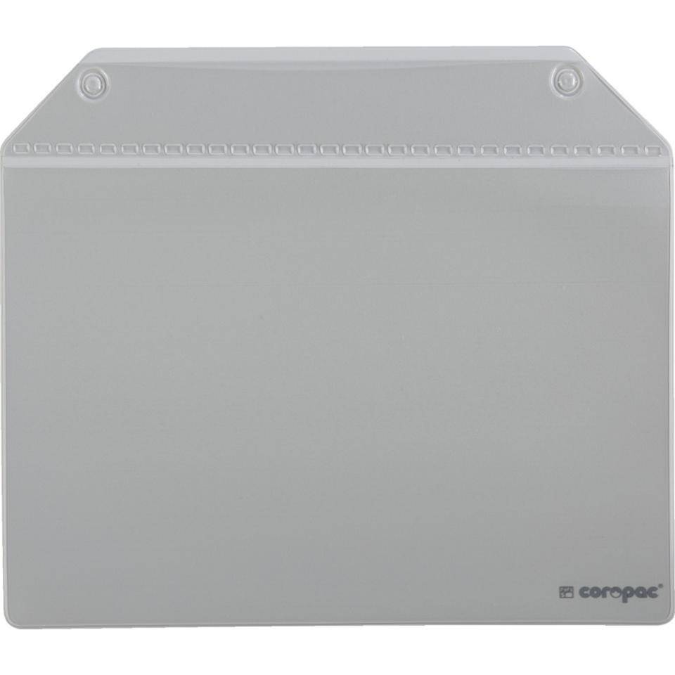 Magnettaschen coropac Typ 4, Magnetband, grau, scannerlesbar, 225x195mm(DIN A5 quer)