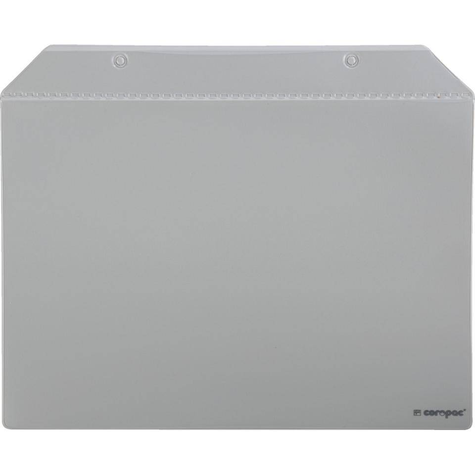 Magnettaschen coropac Typ 4, Magnetband, grau, scannerlesbar, 310x255mm(DIN A4 quer)