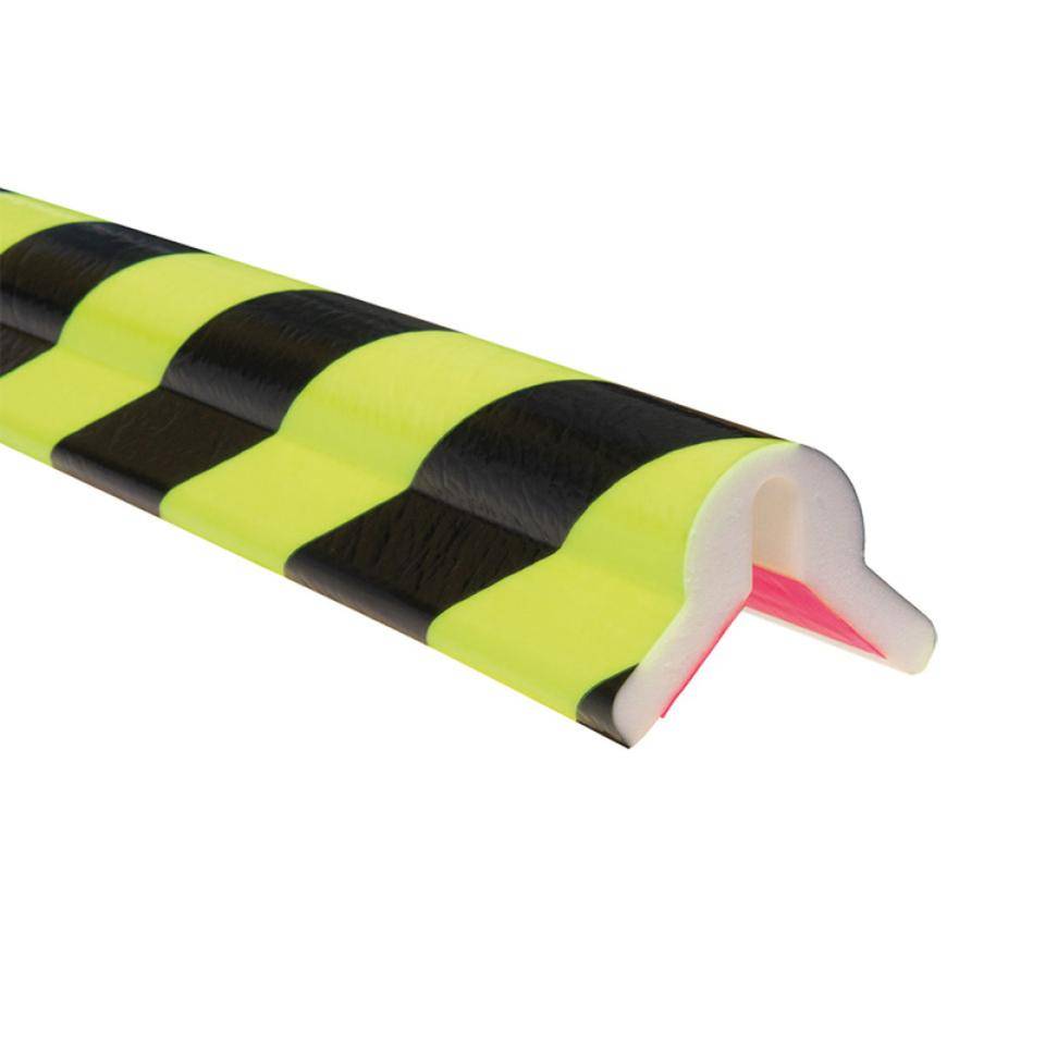 Knuffi Eckschutzprofil Typ Y, selbstklebend/zum Anschrauben, fluoreszierend, PU, 1m