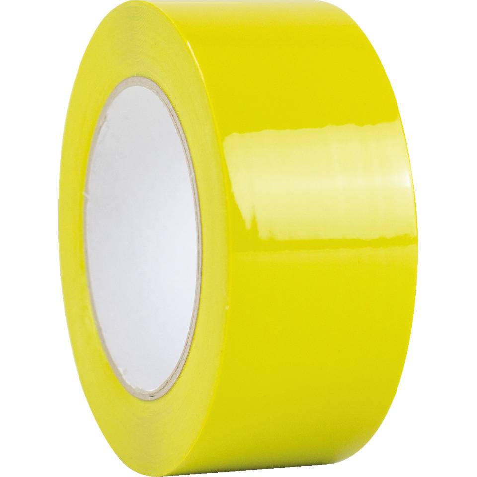 Markierungsband Premium, gelb, Folie, laminiert, 50mm, 33m/Rolle