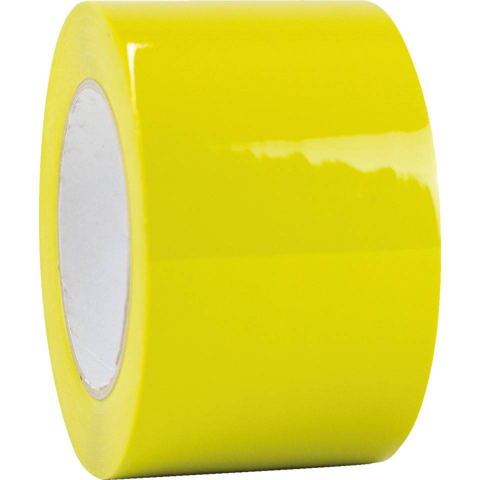 Markierungsband Premium, gelb, Folie, laminiert, 75mm, 33m/Rolle