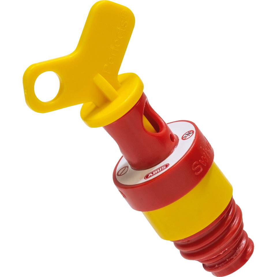 ABUS D0-Sicherungs-Verriegelung, für E14/E18 Gewinde, gelb/rot, 52mm