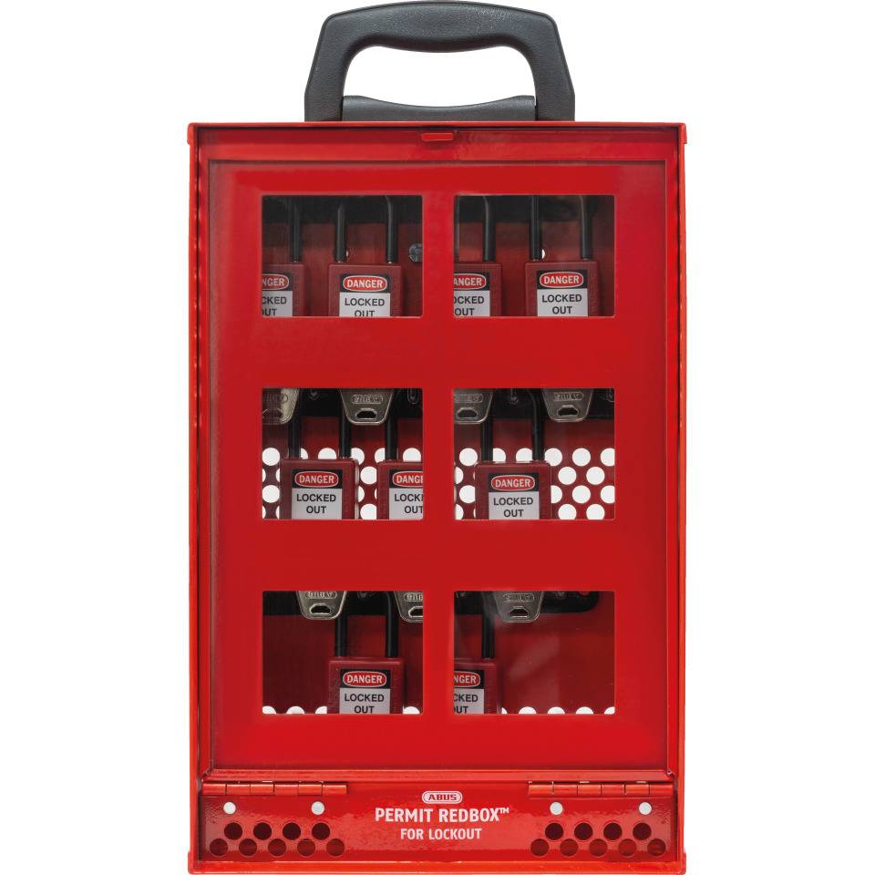 ABUS Permit Redbox™ B810, zur Aufbewahrung und Transport, rot, 240x380x68mm