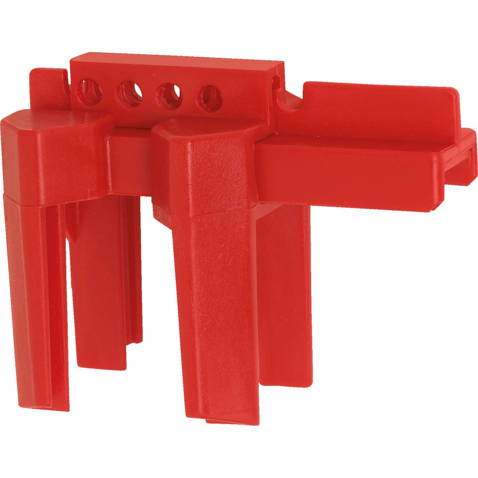 ABUS Kugelventil-Verriegelung V442 klein, rot, Kunststoff, 104x30,5x114mm