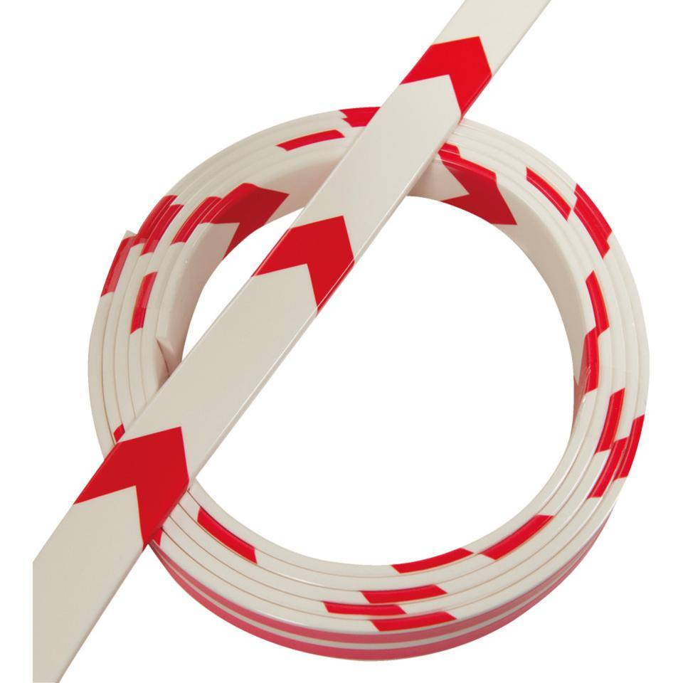 Knuffi® Wegeleitsystem Oneway, rot/weiß, Polyurethan, selbstklebend, 5m