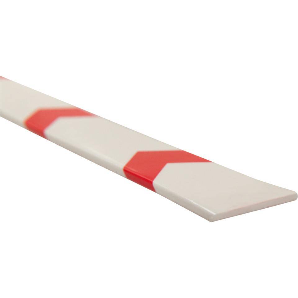 Knuffi® Wegeleitsystem Oneway Removable, Brandschutzprüfung DIN EN-13501-1/Klasse E, weiß/rot, selbstklebend, 1m