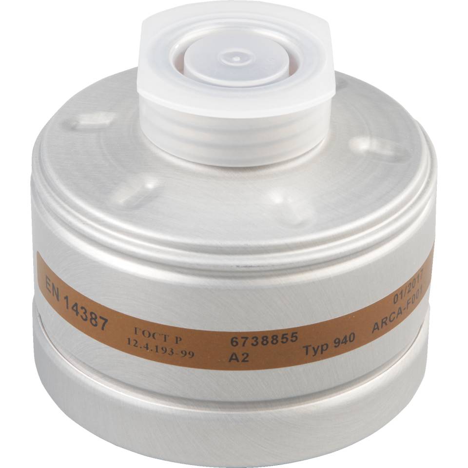 Dräger Atemschutzfilter 940 A 2, für Halb-/Vollmasken, EN 148/1,180g
