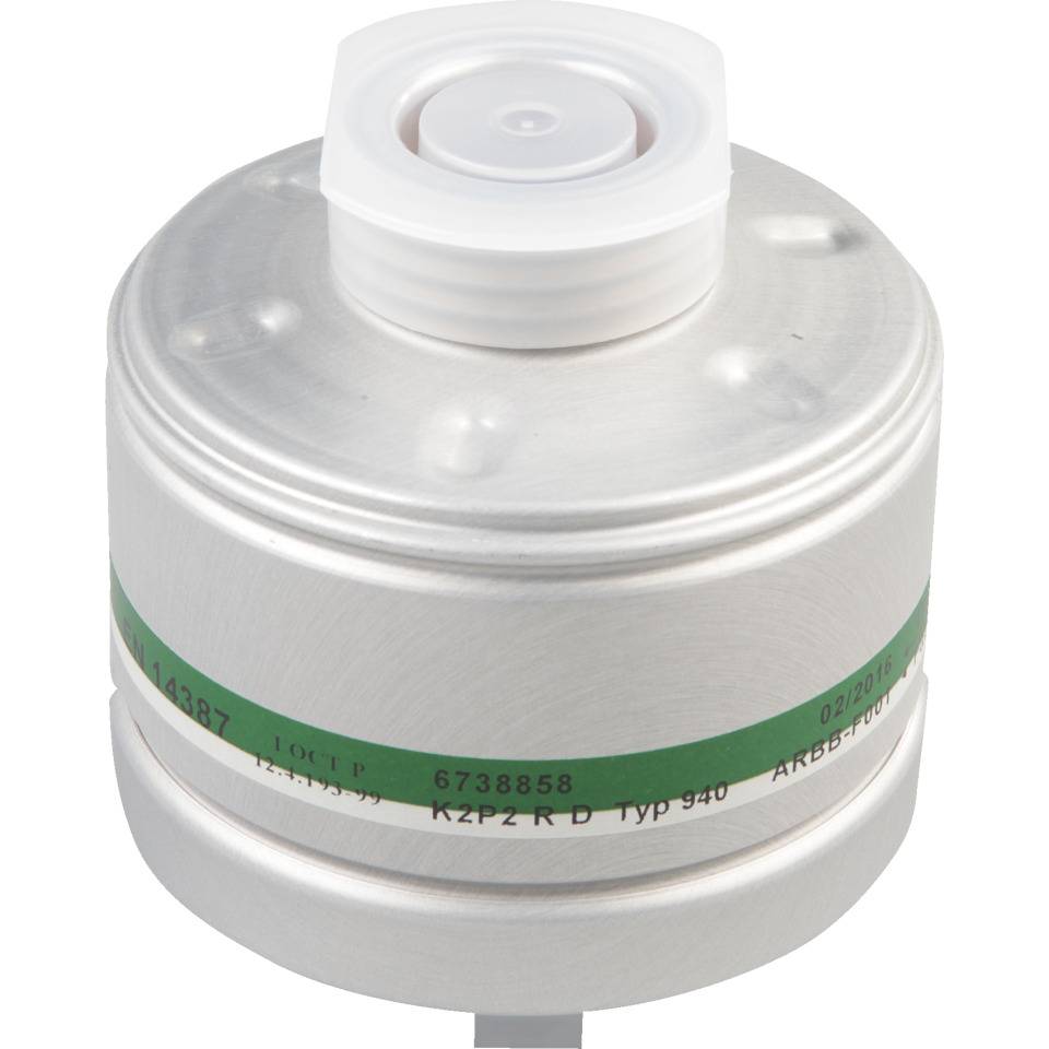 Dräger Atemschutzfilter 940 K2 P2 R D, für Halb-/Vollmasken, EN 148/1, 260g