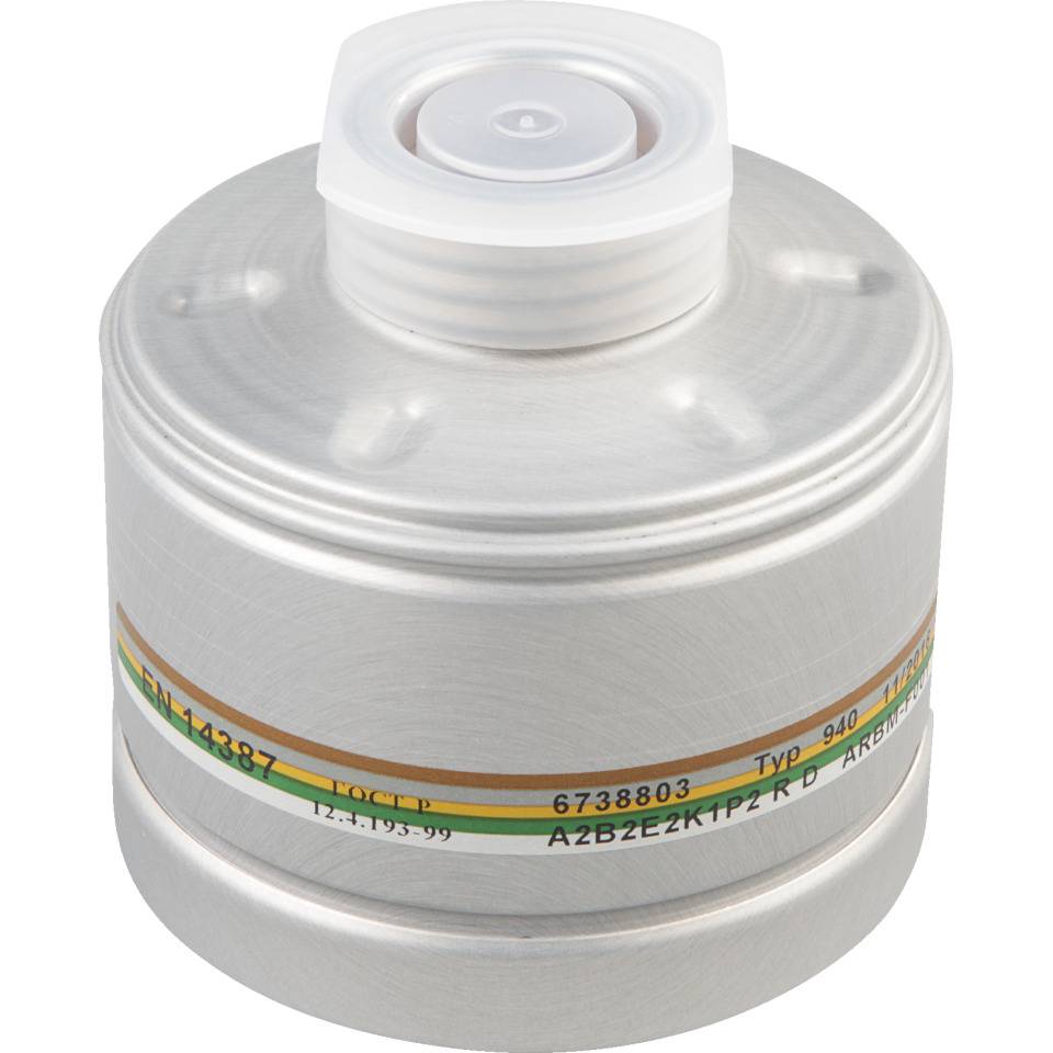 Dräger Atemschutzfilter 940 A2 B2 E2 K1, für Halb-/Vollmasken, EN 148/1, 260g