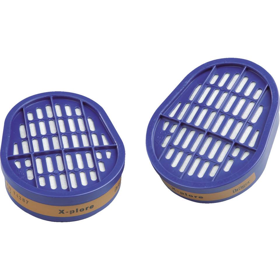 Dräger Filter A2, für Halbmaske X-plore 3300, Vollmaske X-plore 5500, 2/VE