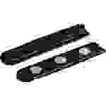 RS-GUIDESYSTEMS Wandclip, für Wandkassette, Magnetbefestigung, schwarz, Kunststoff