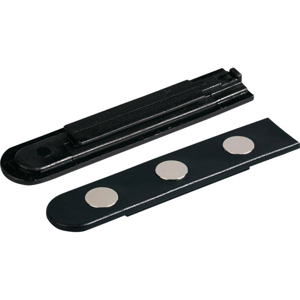 RS-GUIDESYSTEMS Wandclip, für Wandkassette, Magnetbefestigung, schwarz, Kunststoff