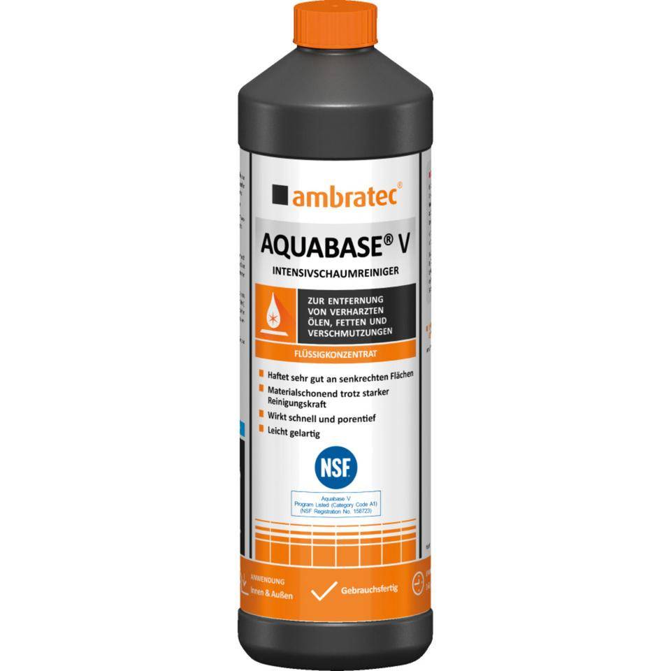 Reinigungskonzentrat Aquabase V, viskos und schaumstark eingestellt, 1 l/Flasche