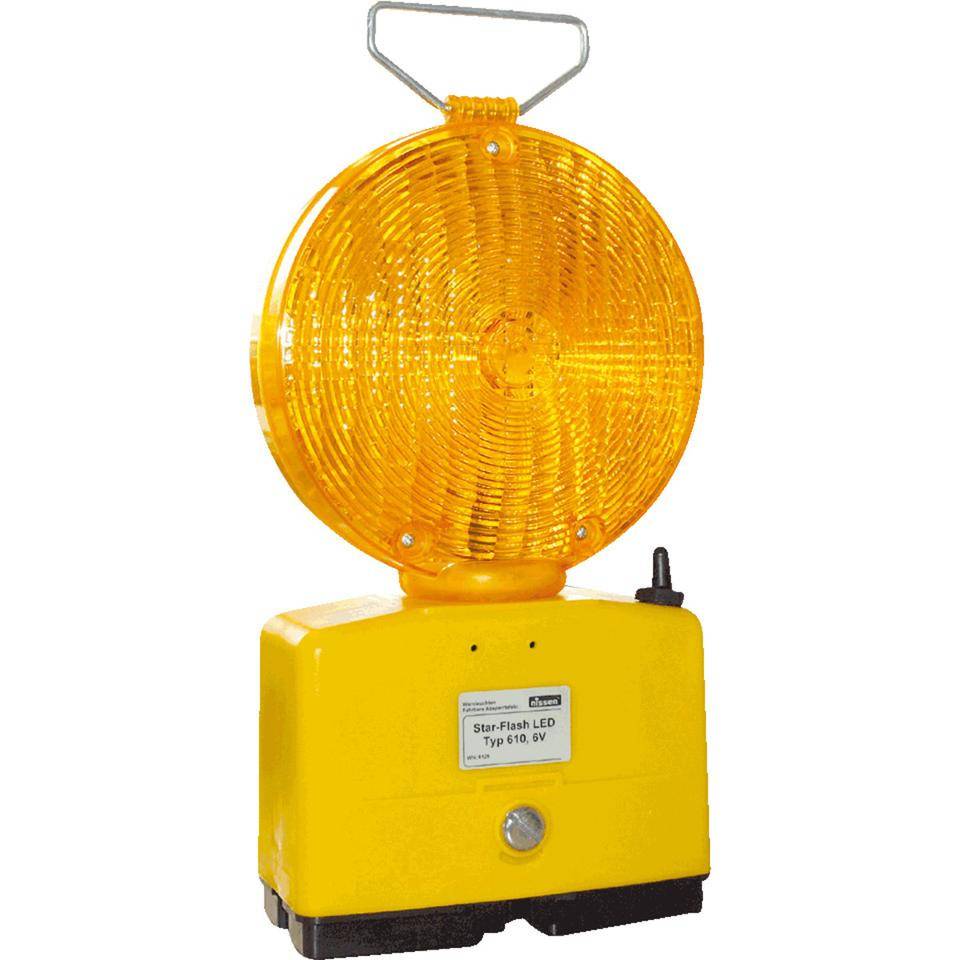 Star-Flash LED610 Blitzleuchte, für Faltsignal, Blitzfolge60/min, gelbe Streulinse