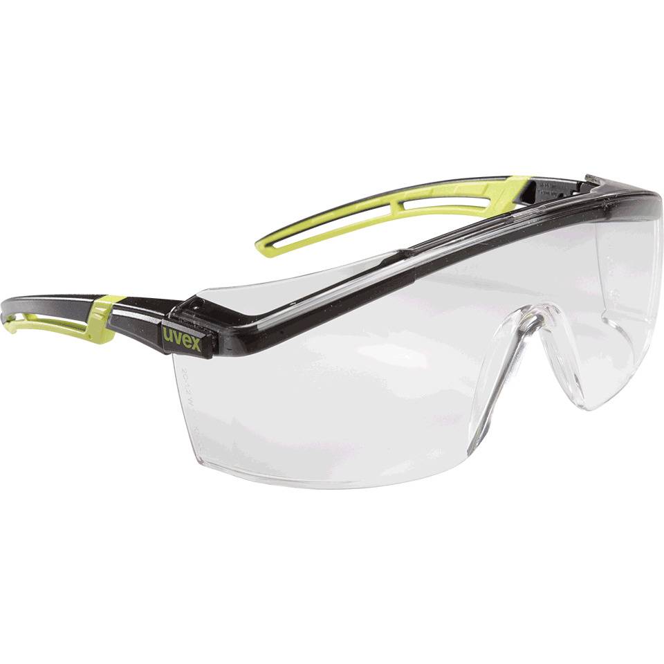 uvex Schutzbrille astrospec 2.0 9164.285, schwarz, PC-Scheibe, farblos, sapphire, 37g