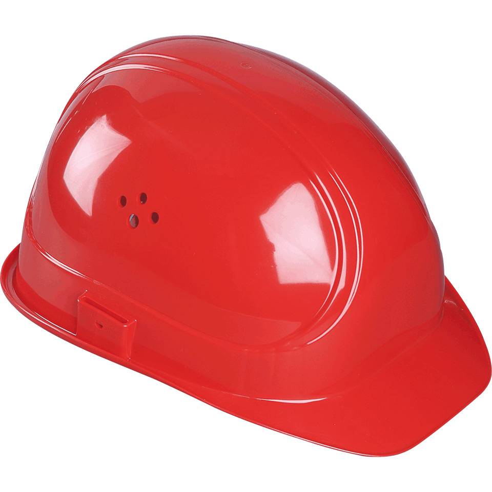 VOSS Arbeitsschutzhelm INAP-Master-K-90/6, EN 397, rot, Polyethylen, 350g