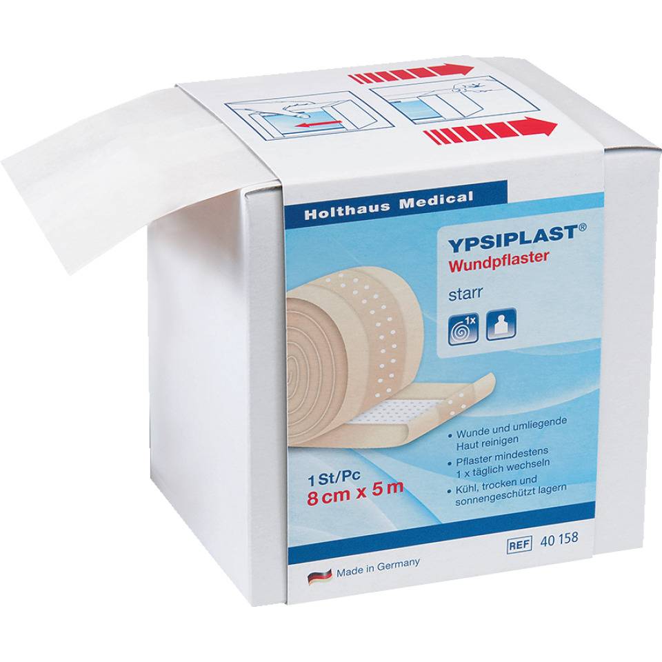 Holthaus Medical Wundpflaster YPSIPLAST®, zur Wundversorgung, 8cmx5m