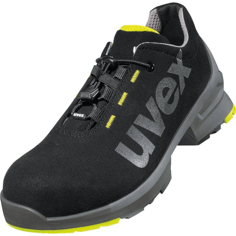 uvex ESD-Sicherheitsschuh uvex 1, 8544.7, S2 SRC, schwarz/gelb, Weite 10, Größe 45