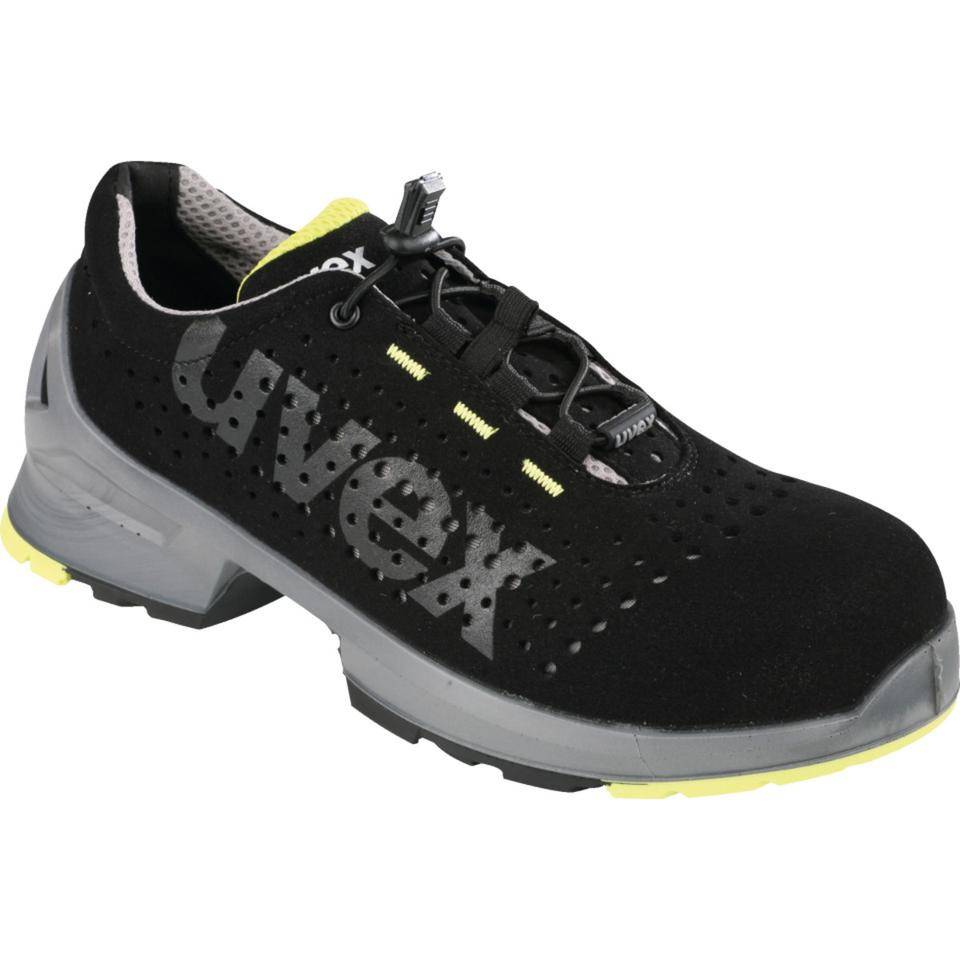 uvex ESD-Halbschuh uvex 1, 8543.7, S1 SRC, schwarz/gelb, Weite 10, Größe 47