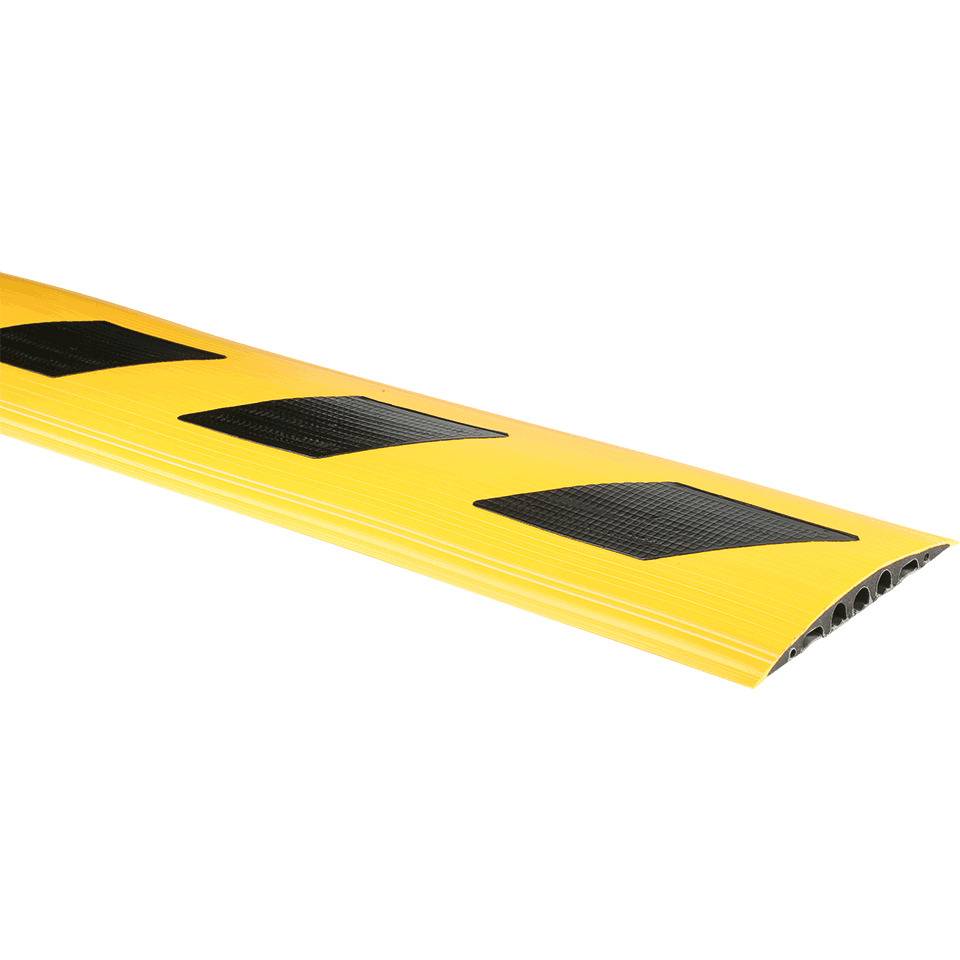 serpa Kabelbrücke B15, Signalstreifen, gelb/schwarz, Kunststoff, 1,5m