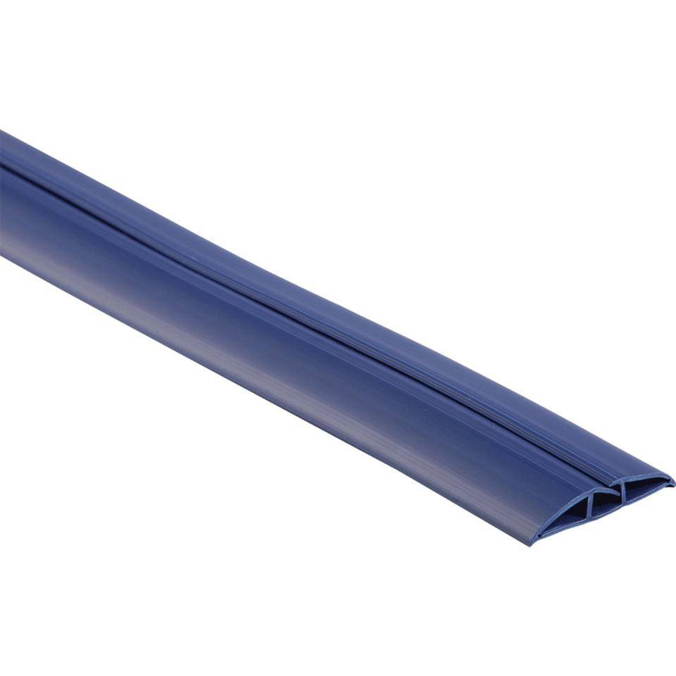 Kabelbrücke Toploader 3m, schnelle Verlegung von Kabeln, blau, 12x62mm, 3 Meter