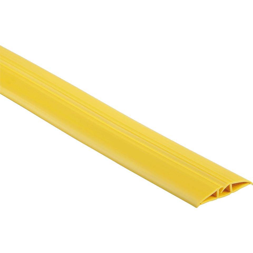 Kabelbrücke Toploader 3m, schnelle Verlegung von Kabeln, gelb, 12x62mm, 3 Meter