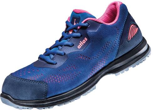 ESD Halbschuh GX 100 2.0, S1, Mesh, Damen, royal blau/neon-pink, Größe 39