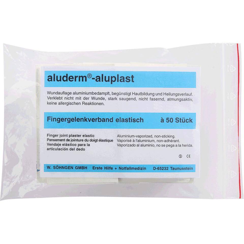 Nachfüllset für aluderm-aluplast Pflasterspender, Fingergelenkverband, 50/VE