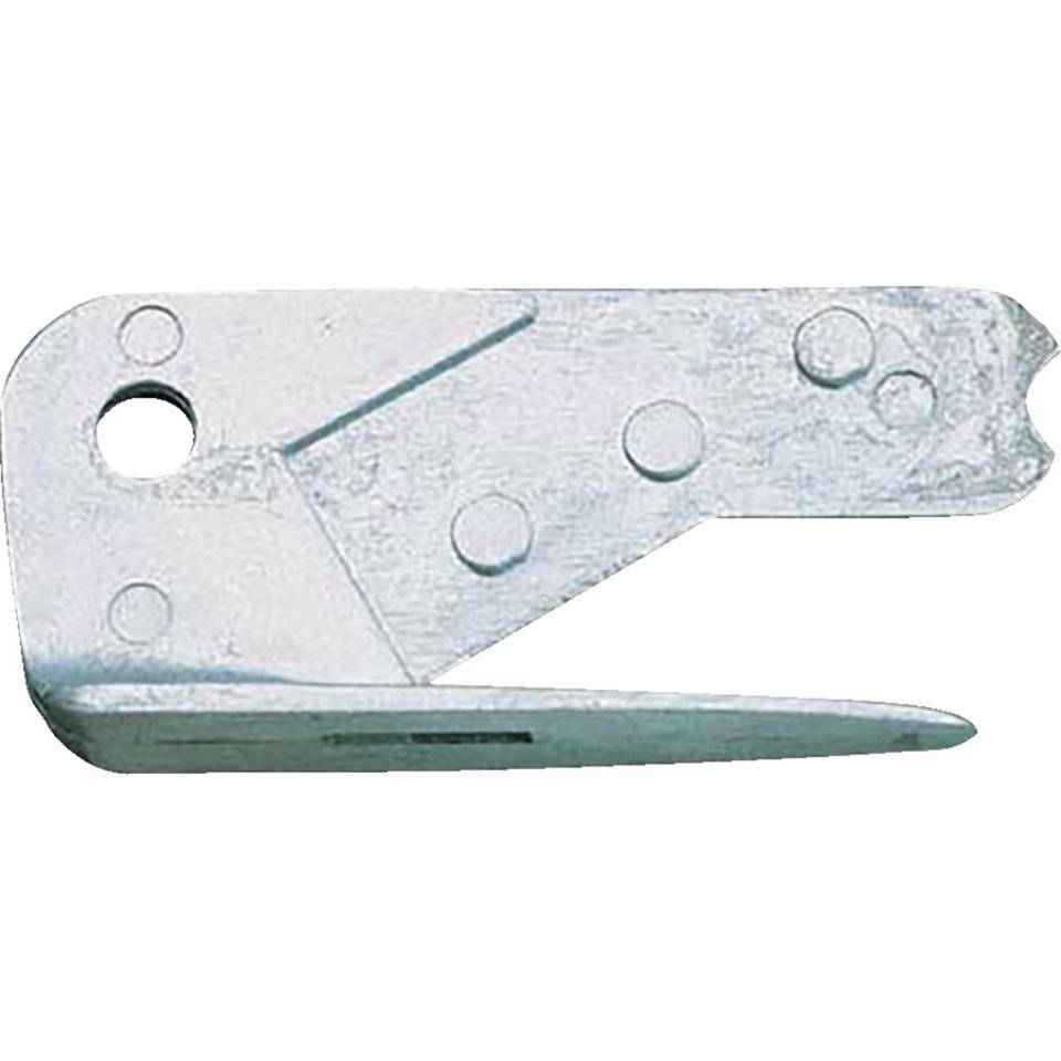 Ersatzmetallfuß, für MARTOR Messer OPTICUT, silber, 69,5x12x32mm