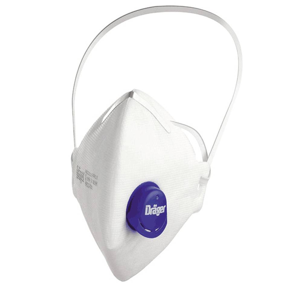 Dräger filtrierende Halb-/Feinstaubmaske X-plore 1730V FFP3 NRD, mit Ventil, 10/VE