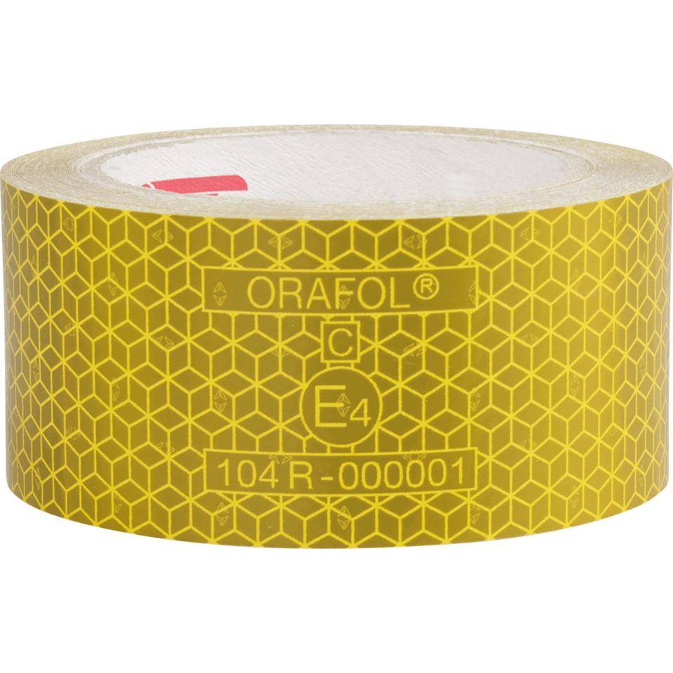 ORALITE® Kontur-Sicherheitsmarkierung, ECE 104, gelb, 50mm, 12, 5m/Rolle