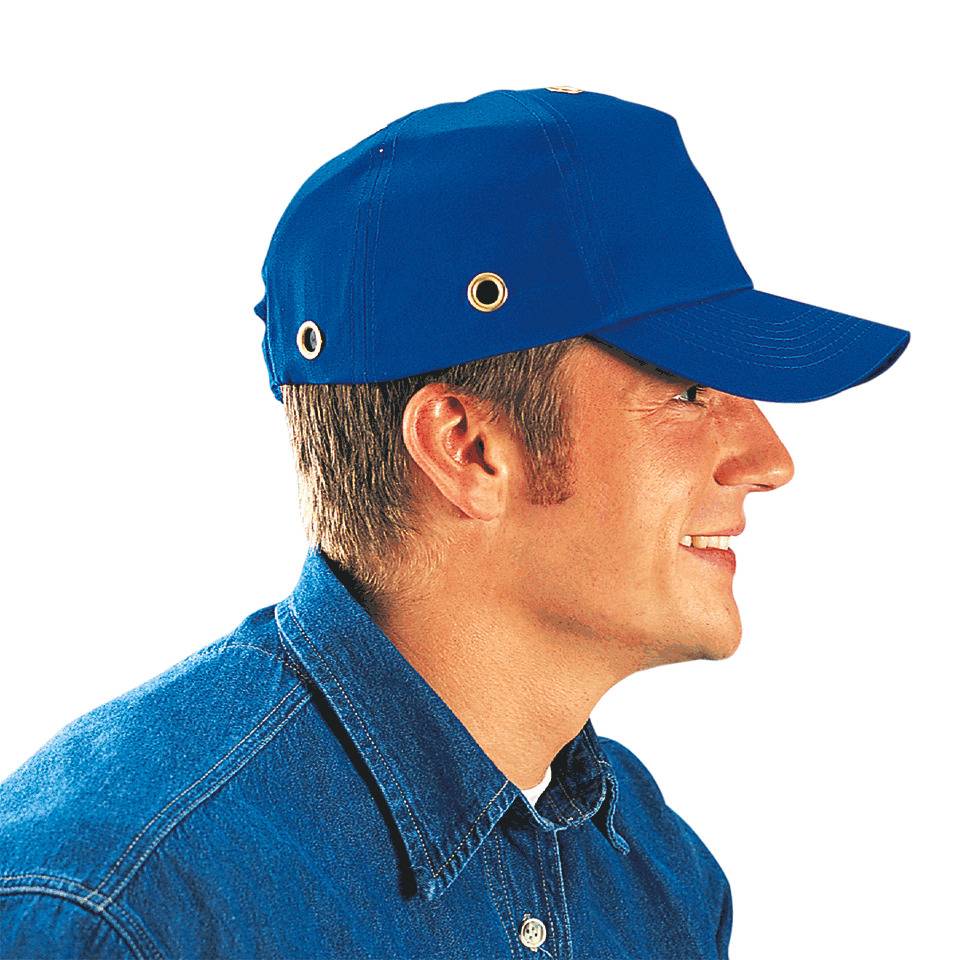 Anstoßkappe Runner, EN 812, mittelblau, größenverstellbar, 165g