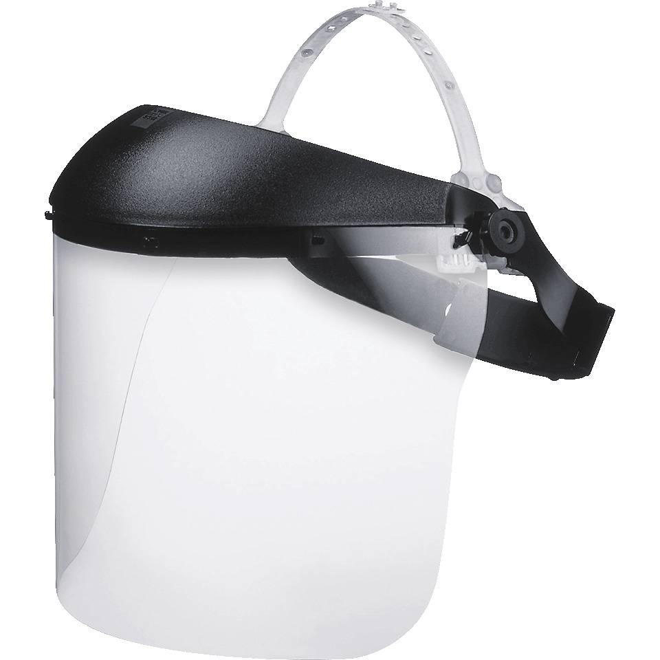 uvex Gesichtsschutzschirm 9705.014, farblose Acetat-Scheibe, 237g