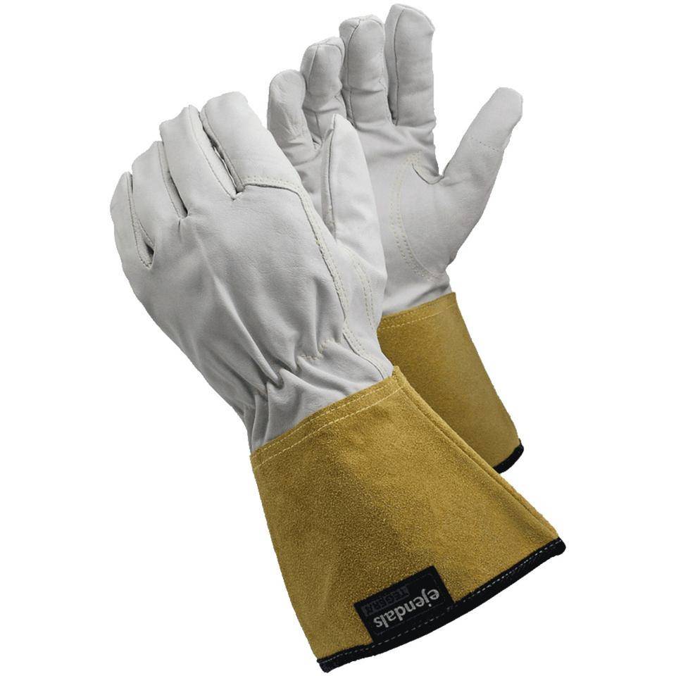 ejendals Schweißer-Schutzhandschuh TEGERA 126a, Kat.II, weiß/natur, Leder, Größe 8