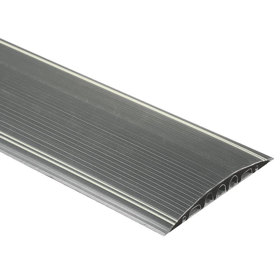 serpa Kabelbrücke B15, Signalstreifen, dunkelgrau, Kunststoff, 150x17x1500mm