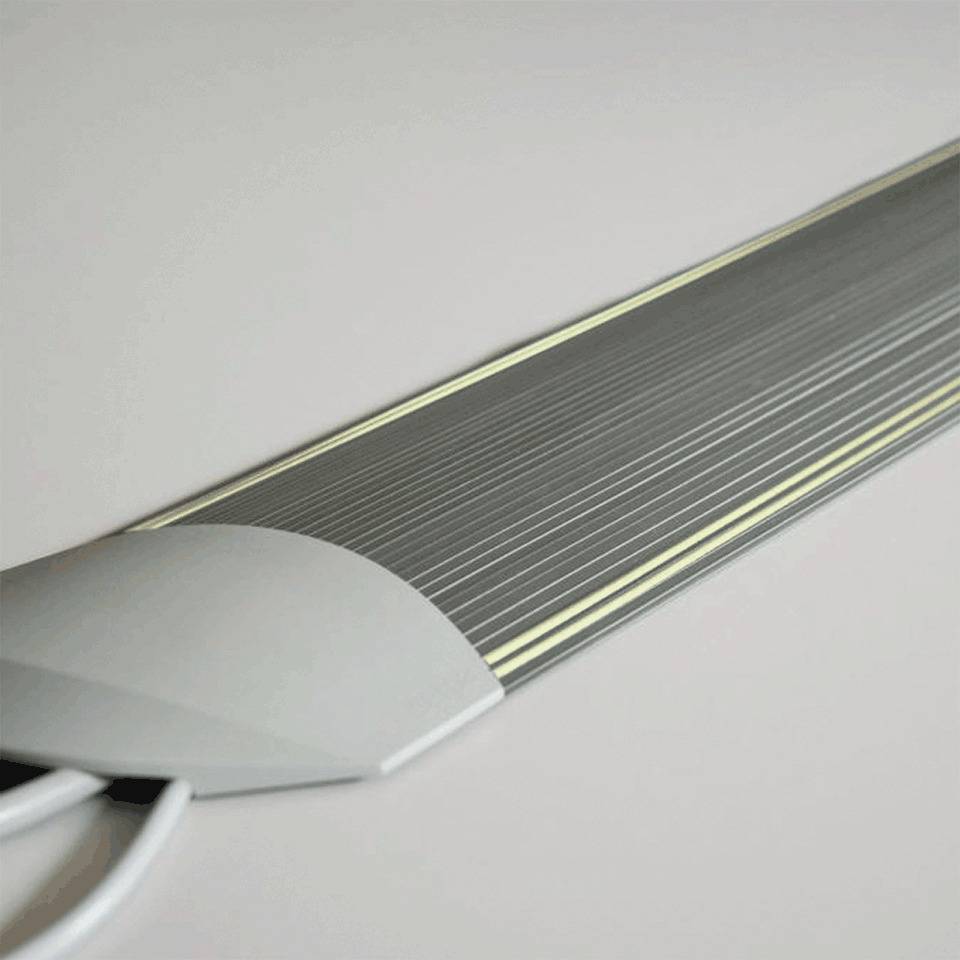 serpa Kabelbrücke B15, Signalstreifen, dunkelgrau, Kunststoff, 150x17x1500mm