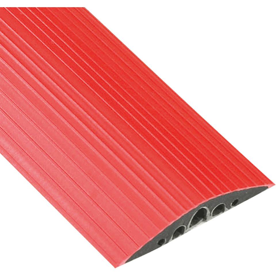 serpa Kabelbrücke B9, Signalstreifen, rot, Kunststoff, 94x17x3000mm