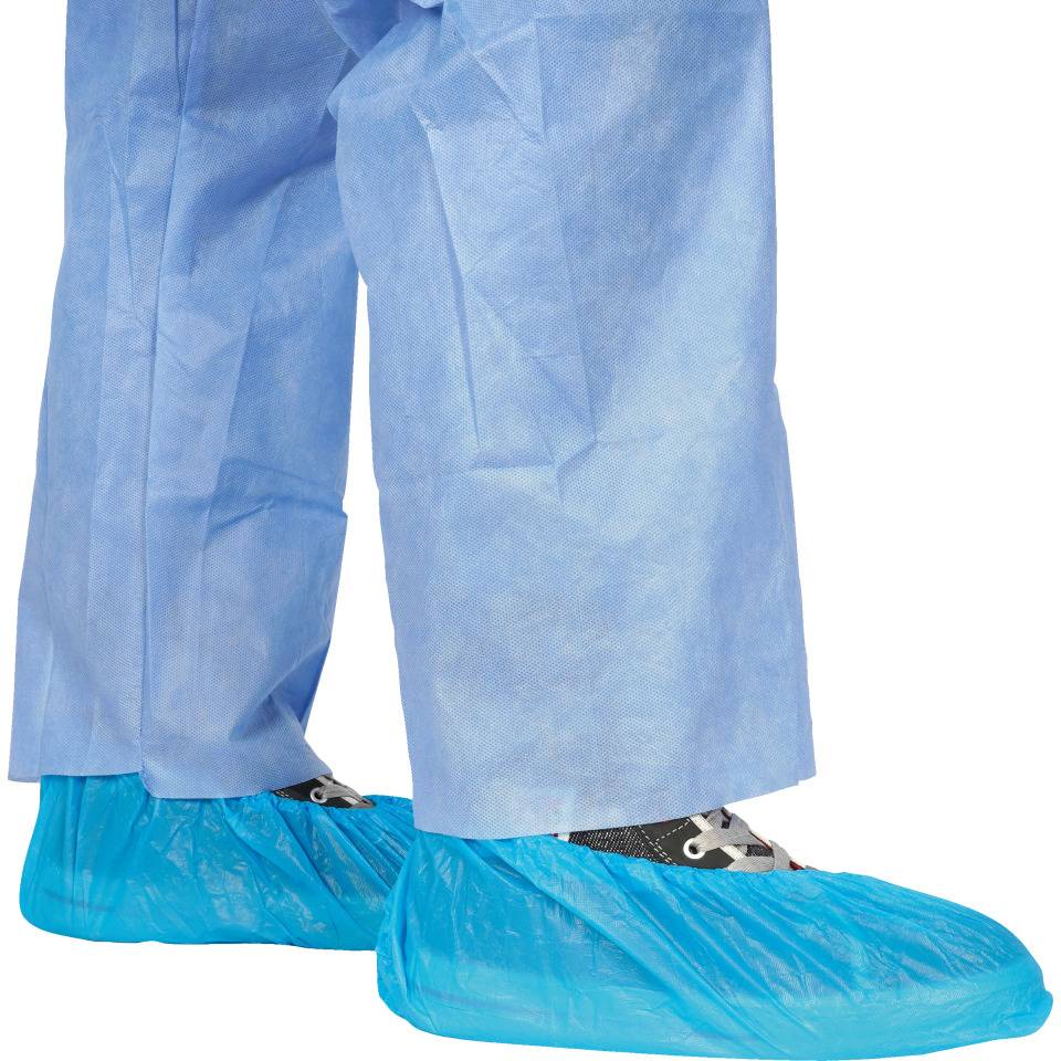 Einweg-Schuhschutz Basic Light, blau, Polyethylen, Universalgröße, 100/VE