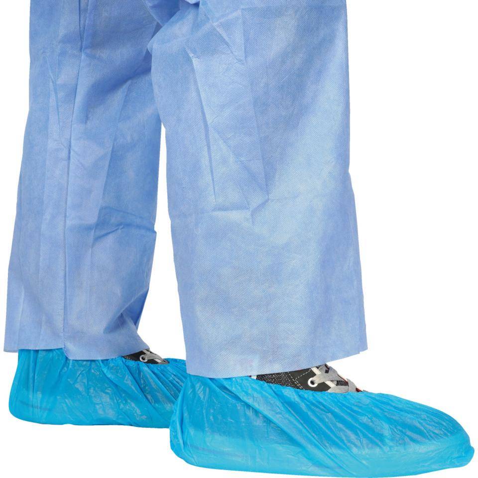 Einweg-Schuhschutz Basic Light, blau, Polyethylen, Universalgröße, 100/VE